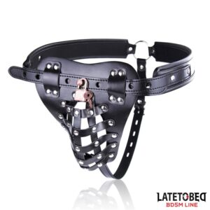 Cinturón de Castidad Masculino con Candado Ajustable