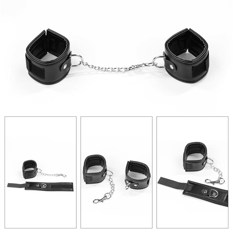 Kit Bondage Deluxe con Vibrador Negro - Image 3