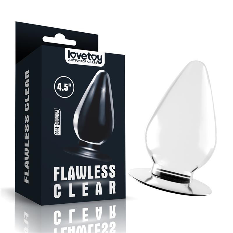 Plug Anal Flawless Clear 4.5 Transparente - Image 3