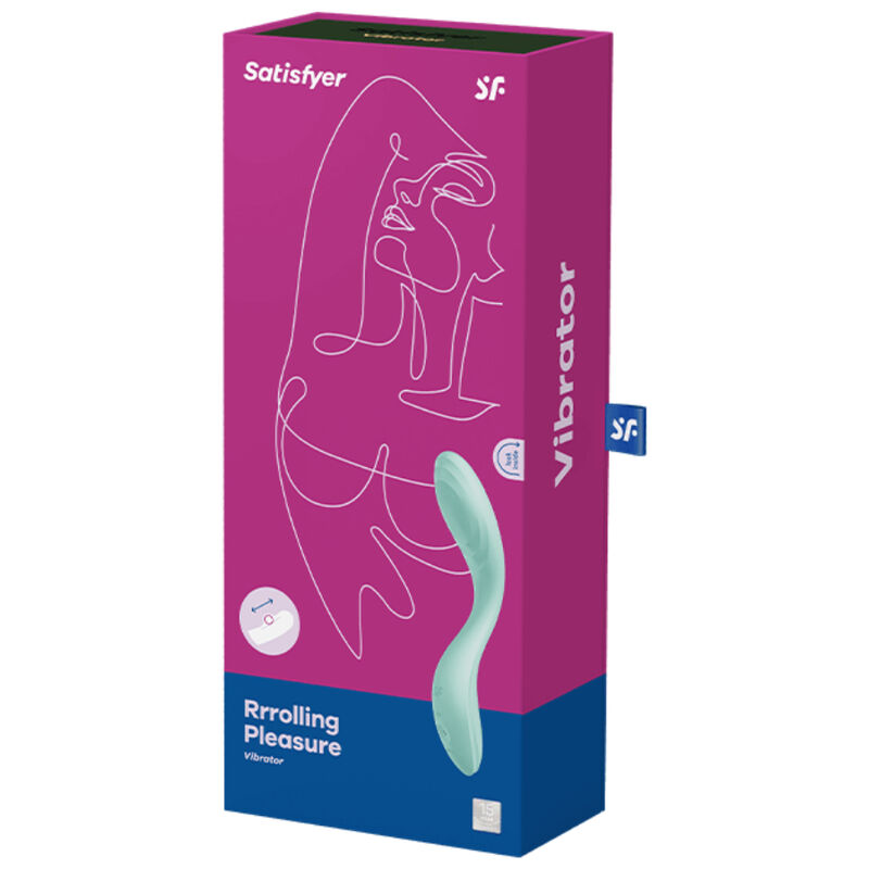 SATISFYER - VIBRADOR RRROLLING PLEASURE GSPOT VERDE - Image 5