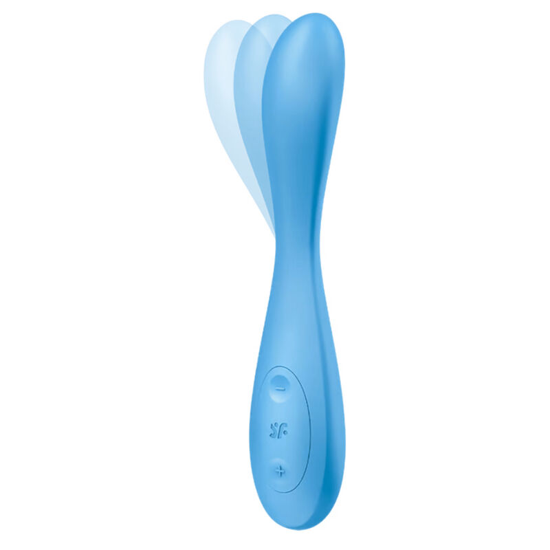 SATISFYER - APLICATIVO MULTIVIBRADOR G-SPOT FLEX 4+ AZUL - Image 2