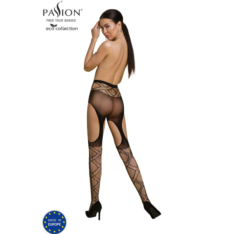 PASSION - COLEO ECO BODYSTOCKING ECO S005 PRETO - Image 2