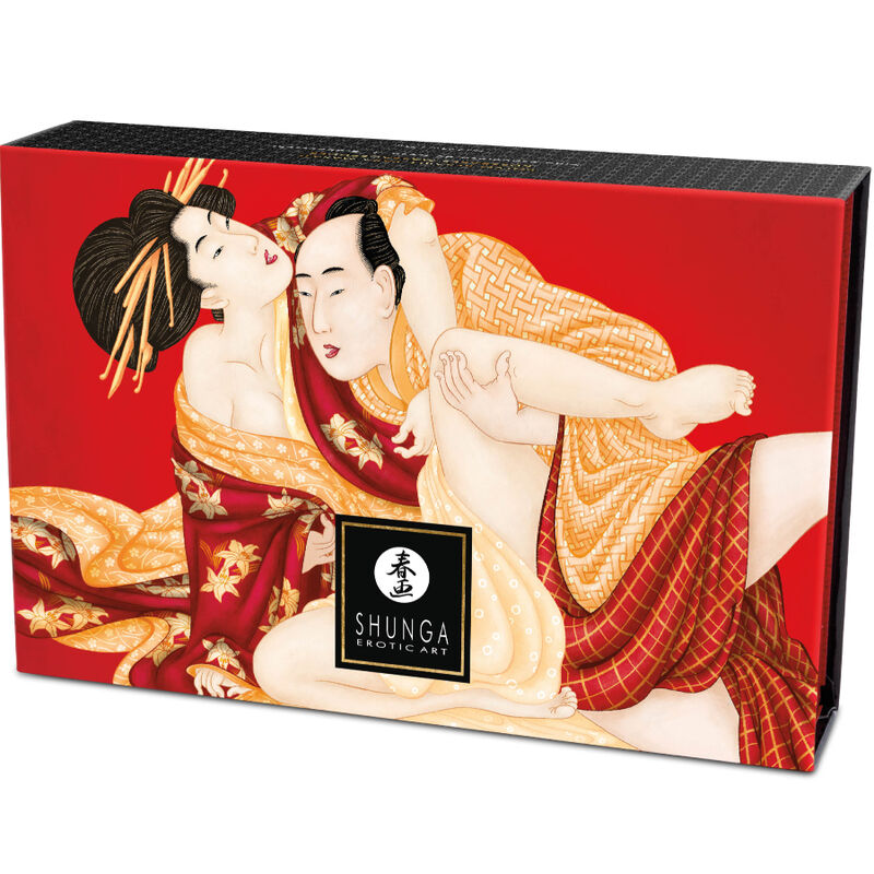 SHUNGA - KIT DE PÓ DE MASSAGEM COMESTÍVEL DE MORANGO - Image 4