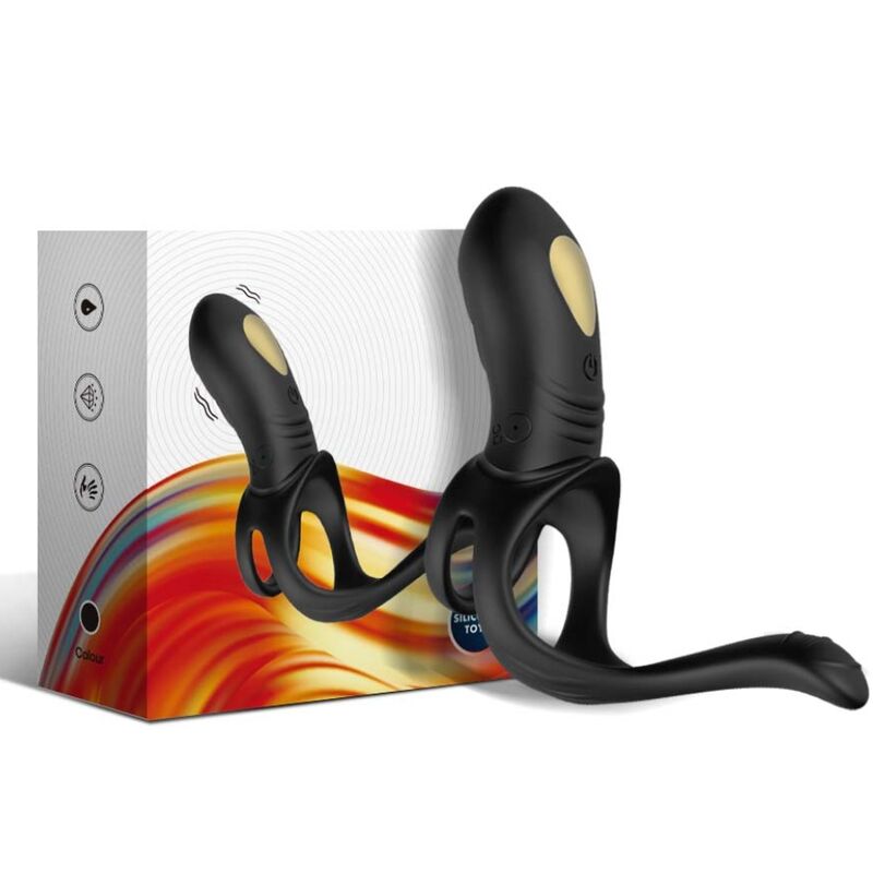 ARMONY - JOY JUMPER RING VIBRADOR PARA CASAIS E PLUG ANAL PRETO - Image 3