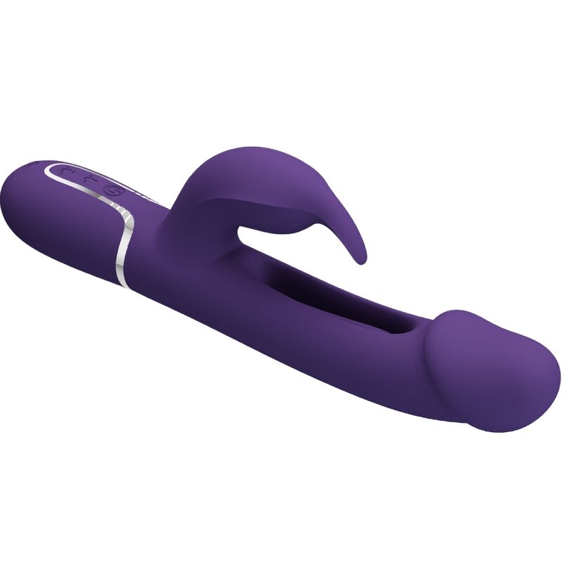 BONITO AMOR - KAMPAS COELHO VIBRADOR MULTIFUNÇÃO 3 EM 1 COM LÍNGUA VIOLETA - Image 5