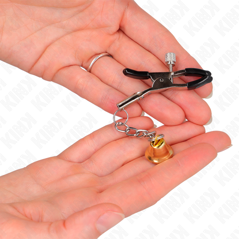 KINK - PINÇAS PINGENTE SINO DOURADO 6 CM - Image 3