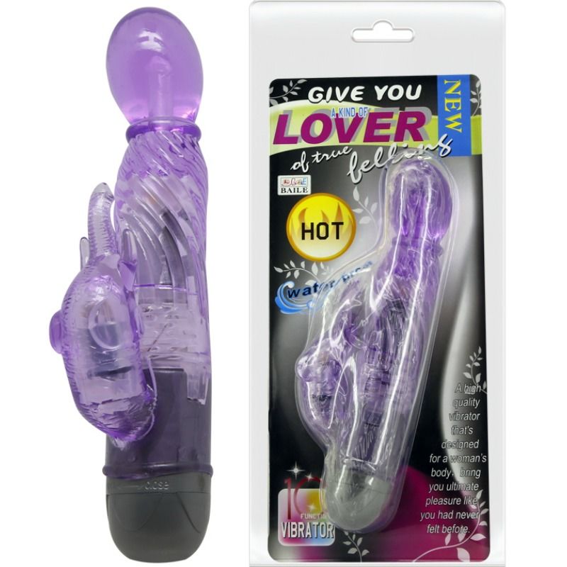 BAILE - DARLHE UM TIPO DE VIBRADOR AMANTE COM COELHO LILAC 10 MODOS - Image 2