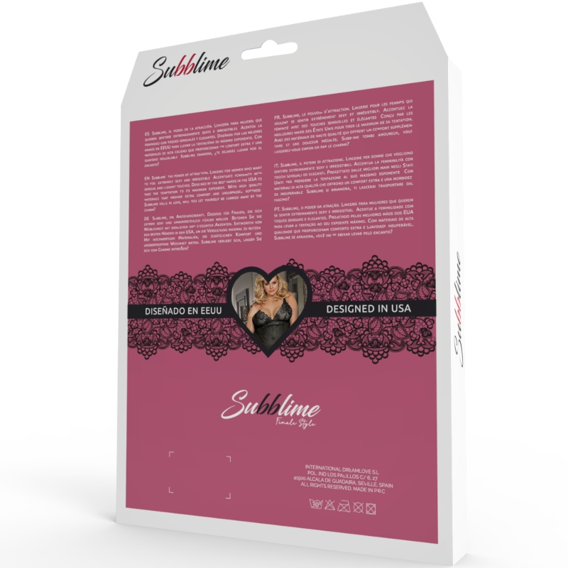 SUBBLIME - QUEEN PLUS CONJUNTO STRAPPY SUPERIOR E CALAS - Image 5